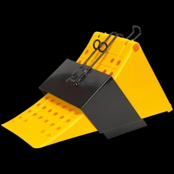 Sealey HGV or LGV Wheel Chock with Bracket 1.7kg Pack of 1