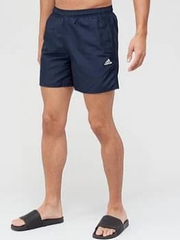 adidas Solid Swim Shorts - Navy Size M Men