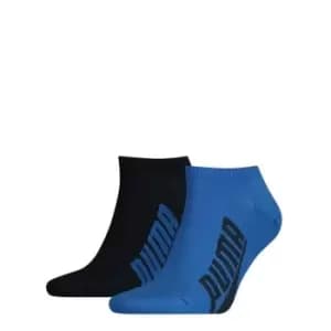Puma 2 Pack BWT LS Sneaker Socks - Blue