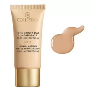 Collistar Long-Lasting Matte Foundation Long-Lasting Mattifying Foundation SPF 10 Shade 4 Sabbia 30ml