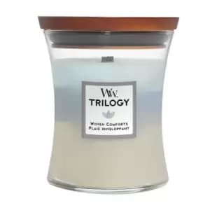 WoodWick Trilogy Woven Comforts Large Hourglass Scented Candle 609.5g