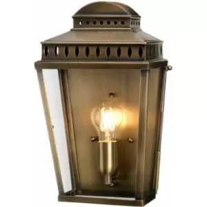 Loops - Outdoor IP44 Wall Light Aged Brass LED E27 100W d01941