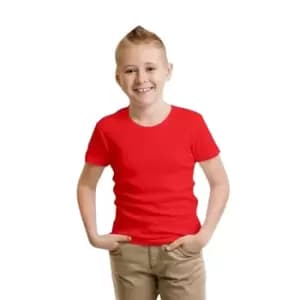 Casual Classic Childrens/Kids Ringspun Tee (12-13 Years (152cm)) (Heather)