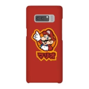 Nintendo Super Mario Mario Kanji Phone Case - Samsung Note 8 - Snap Case - Gloss
