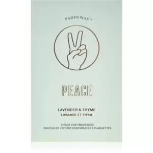 Paddywax Impressions Lavender & Thyme car air freshener 2 pc