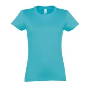 SOLS Womens/Ladies Imperial Heavy Short Sleeve T-Shirt (L) (Blue Atoll)