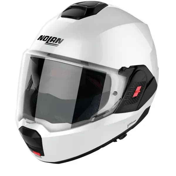 Nolan N120-1 Special N-COM 015 Pure White Modular Helmet Size M