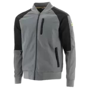 Caterpillar Mens Trades Bomber Jacket (L) (Shadow Grey/Black)