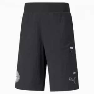 PUMA Fußball King Mens Football Shorts, Black, size Large, Clothing