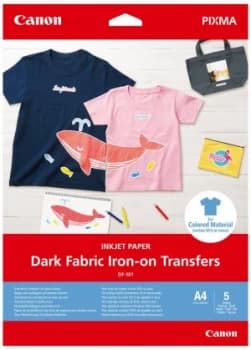 Canon Dark Fabric Iron-On Transfers A4 4006C002