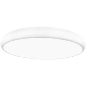 Merano - Baddeck 61cm Integrated LED Semi Flush Light White Aluminium LED 62W 3720Lm 3000K