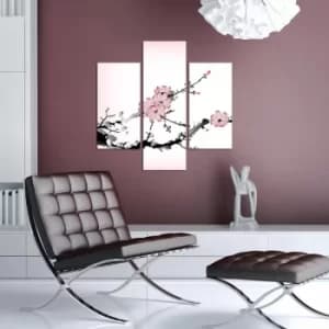 3MDF-025 Multicolor Decorative MDF Painting (3 Pieces)