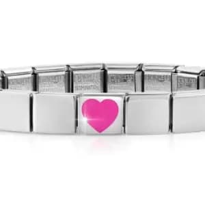 Nomination GLAM Fuchsia Heart Bracelet