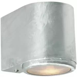 Elstead Mandal Outdoor 1 Light Down Wall Light Galvanized , IP44, GU10