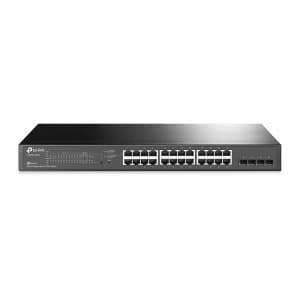 JetStream 24 Port PoE Switch with 4xSFP