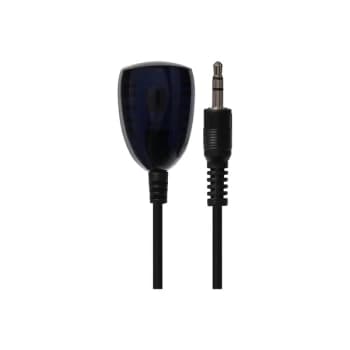 Maplin Infrared Sensor with 3.5mm 3 Pole Jack Cable - Black, 1.2m