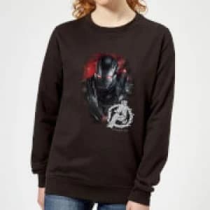 Avengers Endgame War Machine Brushed Womens Sweatshirt - Black