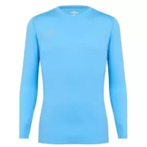 Umbro Elite V-Neck Mens Base Layer - Blue