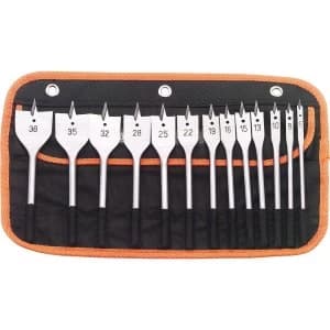Draper 13 Piece Flat Wood Drill Bit Set