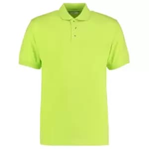 Kustom Kit Workwear Mens Short Sleeve Polo Shirt (2XL) (Lime)