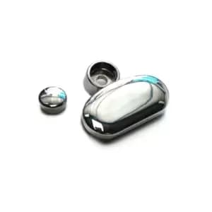 GTV Small Fitting Parts Metal Glass Cap Mirror Decoration Element - Colour Chrom