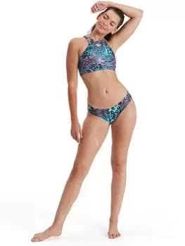 Speedo Volley Bikini, Blue, Size 30, Women