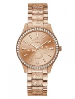 Guess Rhinestone Case 4G Logo Watch