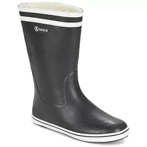 Aigle MALOUINE FUR womens Wellington Boots in Black,4,5,5.5,6.5,7.5,2.5