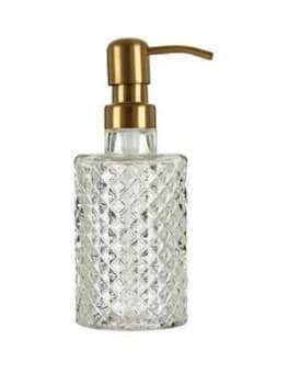 Premier Housewares Glass Soap Dispenser