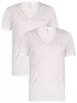 2 Pack CK One V-Neck T-Shirts