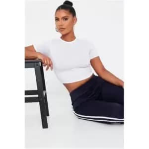 I Saw It First White Fitted Crop T-Shirt - White