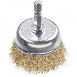 kwb CUP BRUSH, BRASS WIRE, CORRUGATED 609110