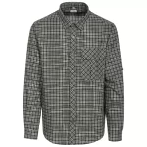 Trespass Mens Snyper Check Shirt (L) (Green Check)