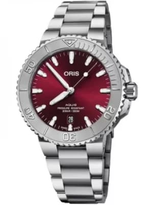 Oris Mens Aquis Date Relief Watch 01 733 7766 4158-07 8 22 05PEB