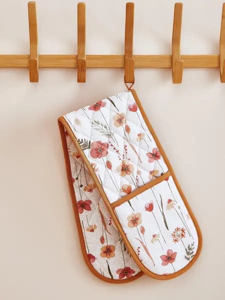 Catherine Lansfield Flowers Oven Gloves