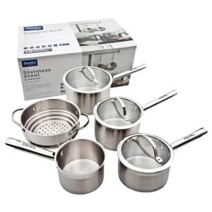 Denby Stainless Steel 5Pc Pan Set