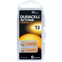 Duracell Activair Size 13 Hearing Aid Batteries (6 Pack)