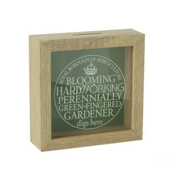 Money Box Gardener By Heaven Sends
