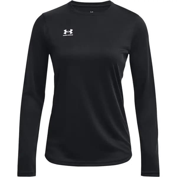 Under Armour Challenger Training Long Sleeve Womens Long Sleeve Performance T-Shirts 8 (XS) Black 34615203310