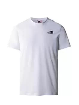 The North Face Mountain Outline T-Shirt, White/Black, Size L, Men
