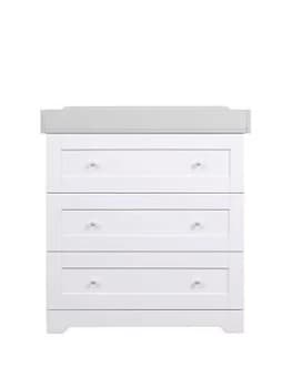 Tutti Bambini Rio Chest Changer - White/Dove Grey