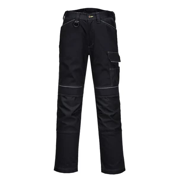 Portwest PW3 Mens Urban Work Trousers T601BKS28 Colour: Black
