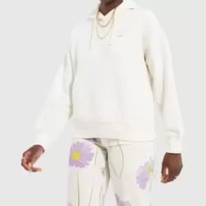 PUMA Classic Oversized Hoodie In White