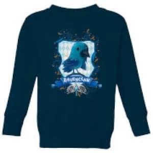 Harry Potter Kids Ravenclaw Crest Kids Sweatshirt - Navy - 11-12 Years