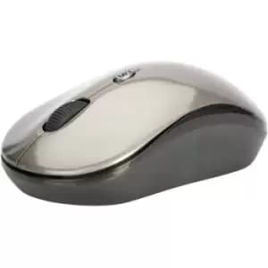 ednet 81166 Wireless mouse Radio Optical Anthracite, Black 3 Buttons 1600 dpi Ergonomic