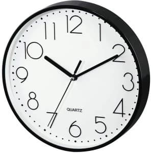 Hama PG-220 Wall Clock Low-noise Black