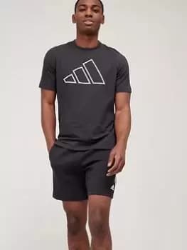 Adidas Train Future Icons 3 Bar T-Shirt - Black