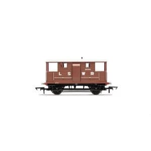 Hornby LSWR 20T 'New Van' Goods Brake Van 9646 Era 2 Model Train