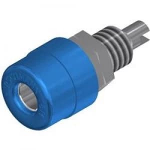 Jack socket Socket vertical vertical Pin diameter 4mm Blue SK