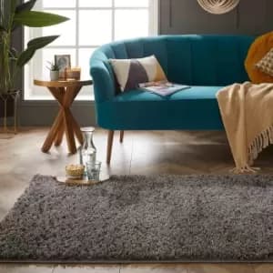 Esselle Larissa Charcoal Shaggy Rug 100 x 150cm